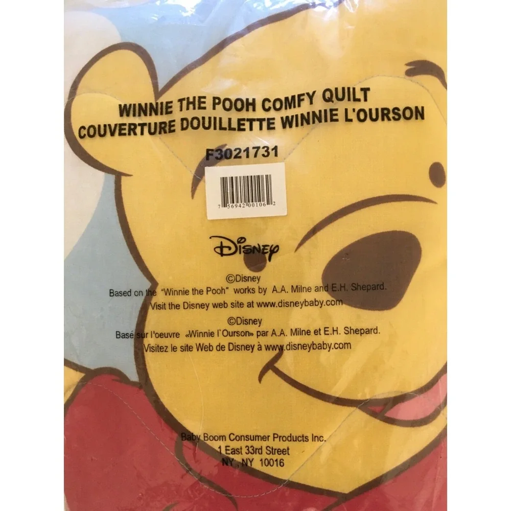 Disney Winnie the Pooh Comfy Children's Quilt - Bedding